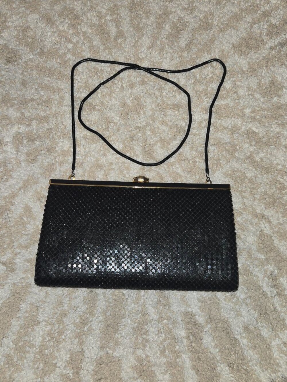Vintage Aluminum Metal Mesh Handbag